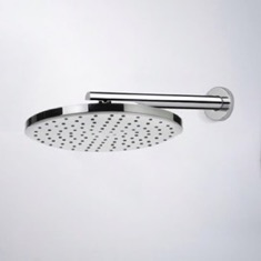 10 inch Rain Shower Head With Arm, Chrome